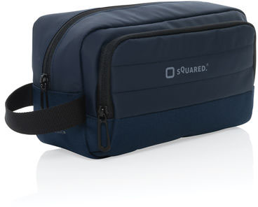 Trousse de toilette rPET AWARE™ Armond personnalisable Bleu marine