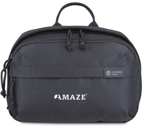 Trousse de toilette rPET AWARE™ Renew publicitaire Noir