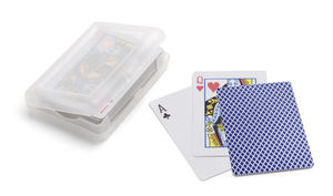 54 cartes à jouer promotionnelles Bleu