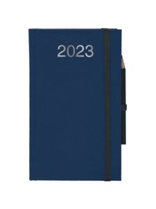 Agenda Personnalisable Journalier | Chantier | 90x150 mm Bleu