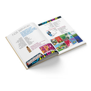 Agenda personnalisable 2024 emboite semainier kraft | 210 x 270 mm 1