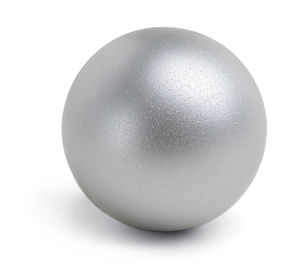 Antistress personnalisé Argent satiné