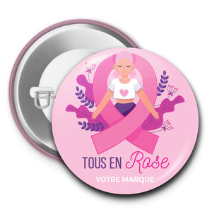 Badge publicitaire|Octobre Rose 1