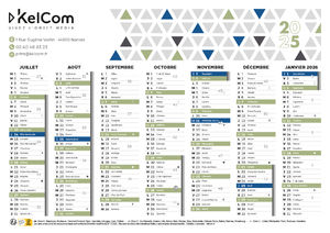 Calendrier personnalisé|Mosaïque 1