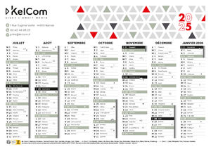 Calendrier personnalisé|Mosaïque 3