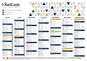Calendrier personnalisé|Mosaïque 8