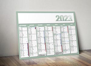 Calendrier personnalisé|Pantone 2