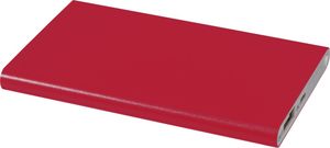 Batterie De Secours en Aluminium De 4000 Mah publicitaire | Ralston  Rouge