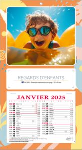 bloc mensuel calendrier avec enfants 1