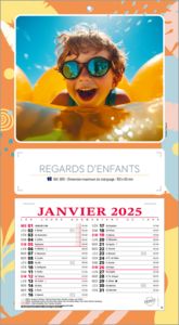 bloc mensuel calendrier avec enfants 1