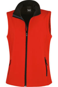 Printable | Bodywarmer publicitaire femme - KelCom Rouge