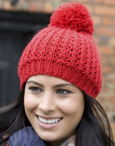 Bonnet personnalisé | Flute Pom Pom Red