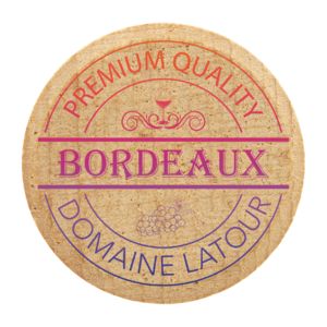 Bouchon vin publicitaire | Natural 4