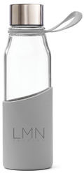 Bouteille 550 ml verre Lean entreprise Gris