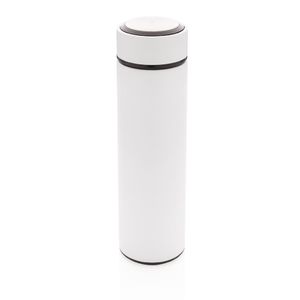 Bouteille personnalisable étanche en acier White