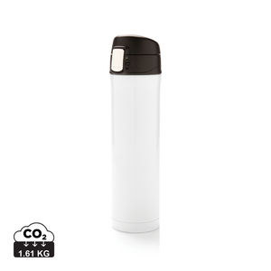 Bouteille verrouillage facile 450 ml publicitaire Blanc