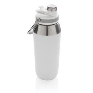 Bouteille personnalisée isotherme 1L avec bouchon White