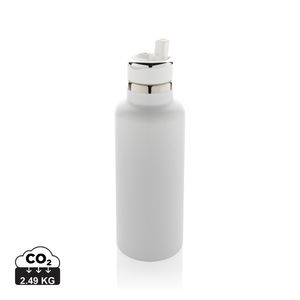 Bouteille avec goulot 600 ml publicitaire | Hydro Blanc