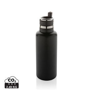 Bouteille avec goulot 600 ml publicitaire | Hydro Noir