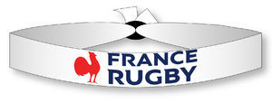 Bracelet supporter France Rugby publicitaire 1