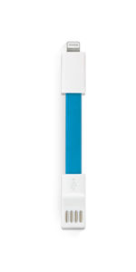 Câble de chargement USB personnalisé | Micro Dual Bleu
