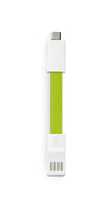 Câble de chargement USB publicitaire | Micro Vert