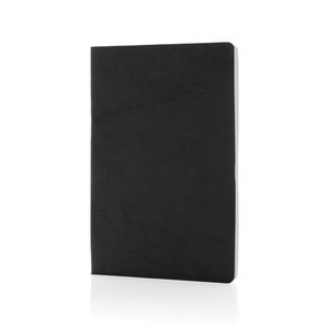 Cahier A5 en papier kraft Salton | Carnet publicitaire Noir