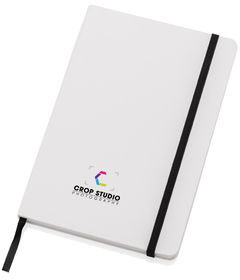 Cahier A5 kraft recyclé & pierre Craftstone personnalisable Blanc