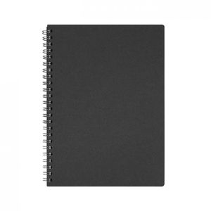 Cahier à spirales A5 personnalisable|Frenchie Noir