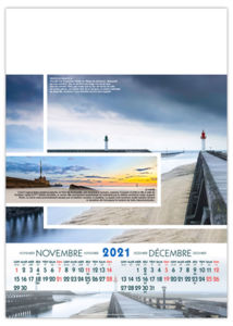 Calendrier illustré publicitaire | Paysage de France XXL 6