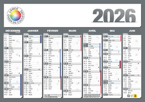 Calendriers bancaires publicitaires 6