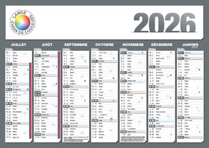 Calendriers bancaires publicitaires 7