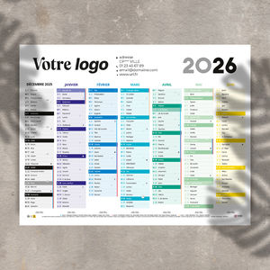 Calendrier Bancaire publicitaire | KelCom 4
