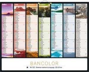 Calendrier bancaire publicitaire | Coloribanque 1