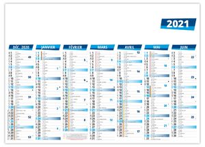 Calendrier bancaire personnalisé | Florentin