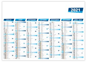 Calendrier bancaire personnalisé | Florentin 1