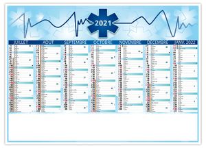 Calendrier bancaire personnalisé | Matthieu 1