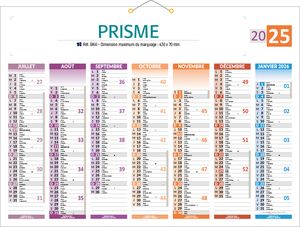 Calendrier de banque publicitaire | Prismabanque 1