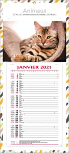 calendrier bloc animal 2