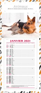 calendrier bloc animal 3