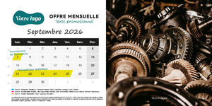 Calendrier chevalet personnalisé 10