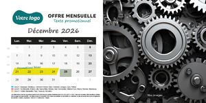 Calendrier chevalet personnalisé 13