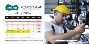 Calendrier chevalet personnalisé 4