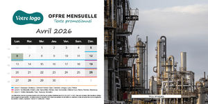 Calendrier chevalet personnalisé 5