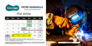 Calendrier chevalet personnalisé 6