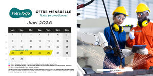 Calendrier chevalet personnalisé 7