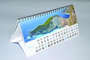 Calendrier chevalet personnalisé|10.3 x 29.7 cm 1