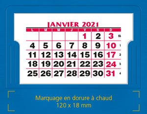 calendrier chevalet 1