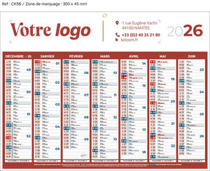 calendrier classique 1