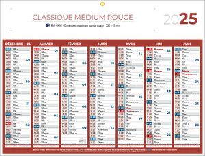 calendrier classique 2
